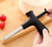 Picture of Stainless Steel Young Water Punch Tap Drill Straw Hole Open Coconut Driller Coconut Tool Opener Straight Peeler Drill Cutter Cleaning Stick Coconut Water Tap Cut Hole Tool Knife