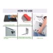 Picture of Metal Self-Adhesive Mini Foldable Laptop Stand Base Non-Slip Bracke METAL LAPTOP STAND