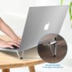 Picture of Metal Self-Adhesive Mini Foldable Laptop Stand Base Non-Slip Bracke METAL LAPTOP STAND