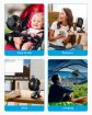 Picture of Powerful Portable Fan Battery Operated 3 Speeds Desk Fan MULTI-CLIP FUNCTION PERSONAL FAN