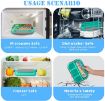 Picture of Leak Proof 4 Compartment Lunch Boxes Reusable Microwave Freezer Safe Portion Snack Containers 4 SECTION LUNCH BOX SQUARE LUNCH BOX