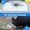 Picture of Car Umbrella  Car Sun Shade Front Car Window Shades Foldable Sun Visor