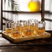 Picture of Crystal Glass Set of 6 Tumbler Drinking Glasses for Water Cocktail Beer Juice Mocktail Lassi Glass for Better Head Retention Crystal Clear Glass