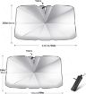 Picture of Car Umbrella  Car Sun Shade Front Car Window Shades Foldable Sun Visor