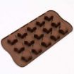 Picture of 28 Cavity Emoji Shape Silicone Chocolate Mould Silicone Fan/Fun Geometric Shape Chocolate Mould Cuboid Shape Chocolate Mould