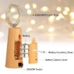 Picture of LIGHT STRING LIGHT Day Lights 6.5 Meter Copper Rice Fairy String Light Warm White Coin Cell Operated String Lights with Wine Bottle Cork