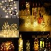 Picture of LIGHT STRING LIGHT Day Lights 6.5 Meter Copper Rice Fairy String Light Warm White Coin Cell Operated String Lights with Wine Bottle Cork
