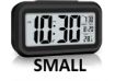 Picture of Small Black Digital Clock Small Black Digital Clock Digital Alarm Clock Battery Operated Smart Table Alarm Clock   Desk Small Digital Alarm Clock Alarm Clock with Automatic Sensor