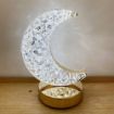Picture of Moon Lamp Moon shape Crystal Lamp Decor Table Lamp Luxury Table lamp 3 in 1 Light Decoration light