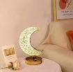 Picture of Moon Lamp Moon shape Crystal Lamp Decor Table Lamp Luxury Table lamp 3 in 1 Light Decoration light