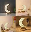 Picture of Moon Lamp Moon shape Crystal Lamp Decor Table Lamp Luxury Table lamp 3 in 1 Light Decoration light