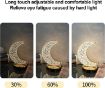 Picture of Moon Lamp Moon shape Crystal Lamp Decor Table Lamp Luxury Table lamp 3 in 1 Light Decoration light