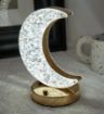 Picture of Moon Lamp Moon shape Crystal Lamp Decor Table Lamp Luxury Table lamp 3 in 1 Light Decoration light
