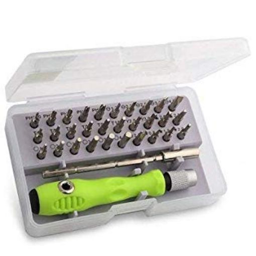 Picture of 32 IN 1 Screwdriver Set Set with Magnetic Flexible Extension Rod for Home Appliance, Laptop, Mobile, Computer Repairing Preparations