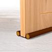Picture of Twin Door Draft  Fabric Cover Guard Door Guard Twin Door Draft Double Sided door draft Noise Energy Saving Weather Stripping Under Door Twin Draft Stopper Door