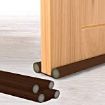 Picture of Twin Door Draft  Fabric Cover Guard Door Guard Twin Door Draft Double Sided door draft Noise Energy Saving Weather Stripping Under Door Twin Draft Stopper Door