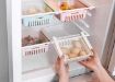 Picture of Adjustable Storage Basket fridge Fridge Storage Rack Plastic Fridge Space Saver Food Organizer Tray Fridge Storage Racks Food Storage Racks food container high quality plastic material Kitchen Storage Box