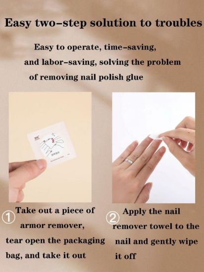 Picture of NAIL REMOVAL WET WIPES (100 PC)