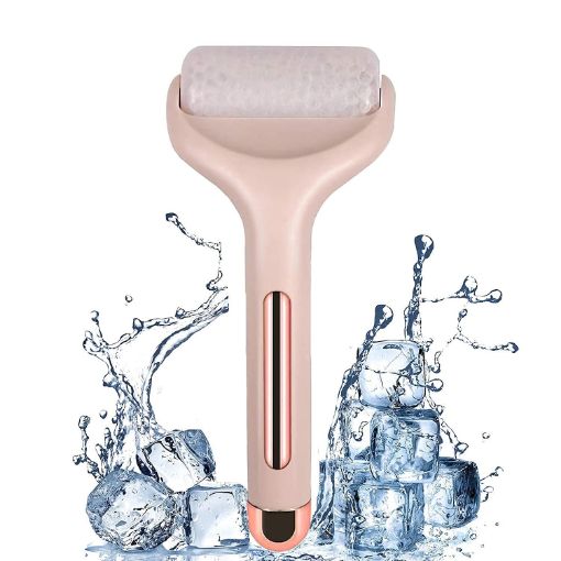 Picture of Ice Roller Face Massager Facial Skin Care Tool  Ice Roller Massager  Eyes Puffiness Reduce Wrinkle Waterproof Cold Stone Relaxing Anti Aging Massage Cold Facial Rollers