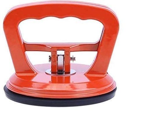 Picture of CAR DENT VACUUM SMALL HEAVY DUTY SINGLE GLASS LIFTER AND RUBBER VACUUM HANDLE HELPING HANDLE SUCKER HANDLE STUCKER HANDLE LIFTER Puller Lifter Remover for Glass, Tiles | Glass Suction Cups AluminumHandle  Vacuum Plate Glass Holder Car Dent  REPAIR