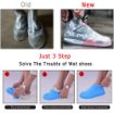 Picture of Non - Slip Rain Snow Overshoe Resistant Stretchable Reusable Shoe Cover Silicone Boots Shoe Cover