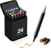 Picture of 24 pcs Color Markers Pen  Sketch Pen marker pen