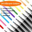 Picture of 24 pcs Color Markers Pen  Sketch Pen marker pen