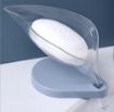 Picture of Leaf Shop Box  Beautiful Leaf Shape Self Draining Soap Dish Holder Plastic Soap Sponge Bar Holder Suction CupSoap Dish Soap Box Plastic LeafSelf Draining Bar Soap