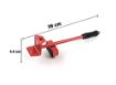 Picture of Heavy Duty ABS Steel Adjustable Height Furniture Lifter Sliders Easy Safe Moving Appliance Roller Shifting Tool Suitable for Sofas Couches Refrigerators