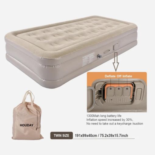 Picture of Inflatable Mattress Air Bed Single Air Bed SOFA  Self-Inflating Air Mattress