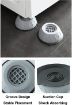 Picture of Washer Dryer Anti Vibration Pad  Washing Machine Anti Vibration Pads Washer Foot Pads Dryer Heightening Pads   4Pc Anti Vibration Pads