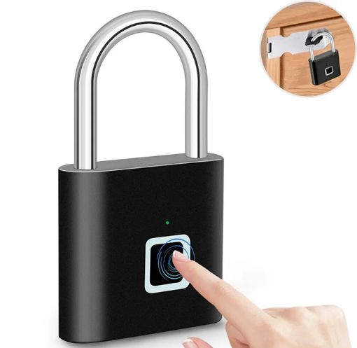 Picture of finger print lock finger print locker thumb prink lock smart lock biometric cabinet lock