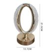 Picture of Oval Shape Crystal Lamp Decor Table Lamp Luxury Table lamp 3 in 1 Light Decoration light