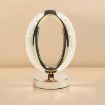 Picture of Oval Shape Crystal Lamp Decor Table Lamp Luxury Table lamp 3 in 1 Light Decoration light