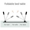 Picture of Multi-Purpose Cartoon Printed Laptop Table Portable Foldable Bed Desk  Wooden Foldable  Table