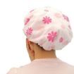 Picture of Bath cape 3 pis women shower Set Of 3 Reusable Waterproof Elastic Eva Free-Size Bathroom Shower Caps - For Homes Spas Salons Hair Treatment Beauty Parlors