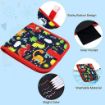 Picture of Reusable Drawing Book Board, Easily Erasable Book, 10 Sheets Double-Side Drawing Pages, Coloring Book with Water Chalk Kid Painting Blackboard Erasable Doodle Books with 6 Watercolor Pens, Writing Boards