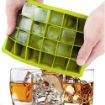 Picture of Silicone Ice Cube Trays 24 Cavity Per Ice Tray - Flexible Stackable Mini Cocktail Whiskey Ice Cube Mold Storage Containers