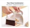 Picture of Plastic Sweep Brush and Dustpan Cleaning Broom Set Mini Supdi with Brush Broom Set for Multipurpose Cleaning Laptops Keyboards Dining Table Car Seats Carpets