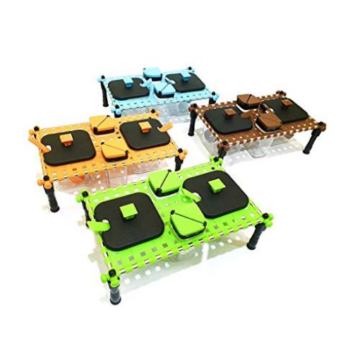 Picture of khatali spice rack 2 in 1 Khatli Style 4 Bottles Multipurpose Spice Rack Jars & Containers/Khatli Set Spice Rack Jars