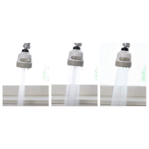Picture of 360 Degree Rotating Water-Saving Sprinkler Faucet Rotatable ABS Sprayer Removable Anti-Splash Adjustable Filter