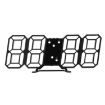 Picture of 3D LED Clock (Black) Digital 3D LED Wall Clock Alarm Clock Modern Digital 3D LED Wall Clock