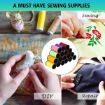 Picture of Premium Sewing Supplies Travel & Emergency Filled with Mending and Sewing Needles  Travel Mini Sewing Kit Sewing Box for Hand Sewing Repair Kit