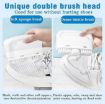 Picture of 2-in-1 Shoe Brush 2-in-1 Multifunction Shoe Brush 2 in 1 White Shoe Cleaner
