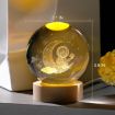 Picture of 3D Crystal Ball Night Lamp(6 cm) Crystal Ball Night Lamp Night Lights Decorative Lamp