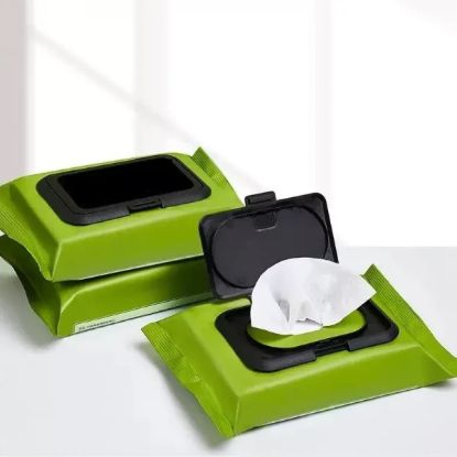 Picture of GREEN MAKEUP REMOVING DISPOSABLE WIPES