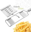 Picture of 6 in 1 Stainless Steel Manual Slicer Vegetable Cutter  Potato Chips Cutter French Fries Maker