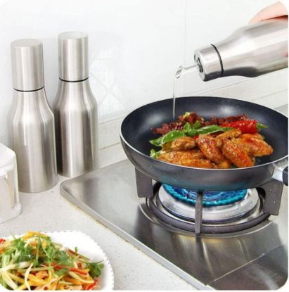 Picture of 1000 MI STEEL OIL DISPENSER BOTTLE  ( OIL POT)