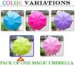 Picture of Magic Umbrella Magic Print 3 Fold Umbrella for UV Sun and Rain Newest Layer Umbrella Umbrella for UV Protection Rain Umbrella for Girls Women Boys Men Children