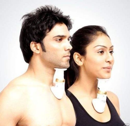 Picture of Neck Slimmer Double Chin Remover Reducer, Face Lift Neck Massager Neck Genie Elite Neckline Slimmer, Facial Flex Fitness Jawline Exerciser Shaper Equipment Toning System for Men Women